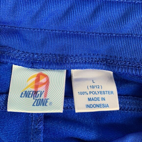 Energy Zone Boys Jogger Pants Sz Large Blue Drawstring Sweat Pants Elastic Waist - Picture 5 of 8